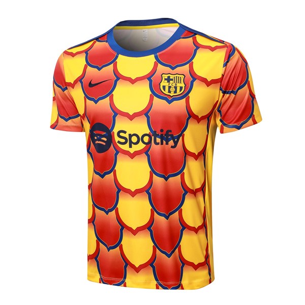 Camiseta Entrenamiento Barcelona 2024-2025 Amarillo Rojo